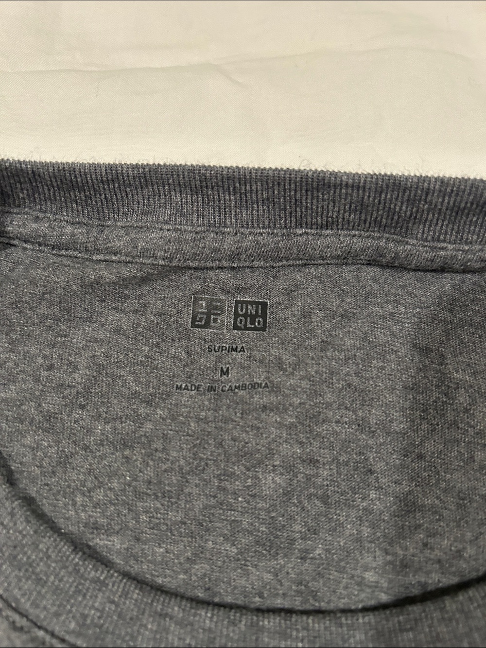 Uniqlo Men's Supima Cotton Crewneck Sweater - Heather Gray(M)